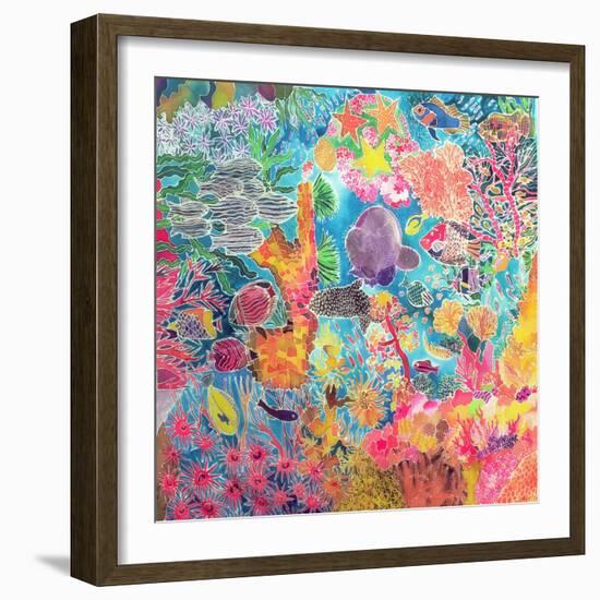 Tropical Coral, 1993-Hilary Simon-Framed Giclee Print