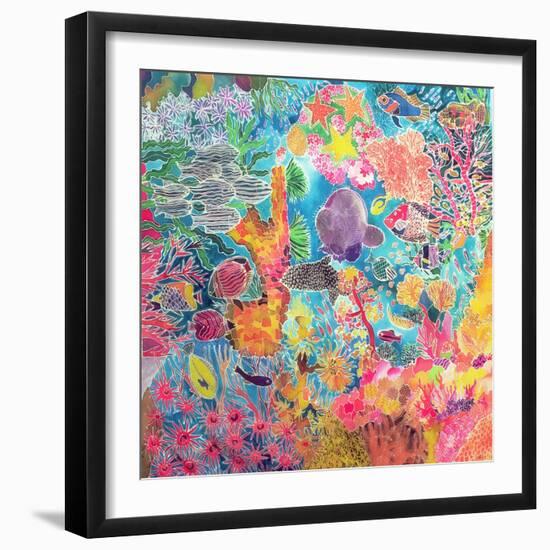 Tropical Coral, 1993-Hilary Simon-Framed Giclee Print