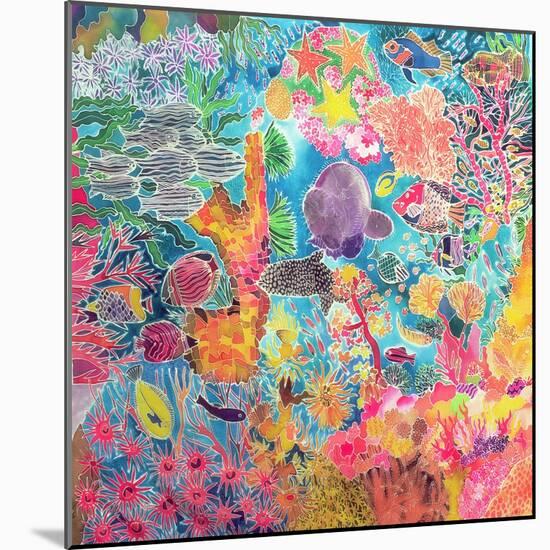 Tropical Coral, 1993-Hilary Simon-Mounted Giclee Print