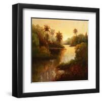 Tropical Cove-Enrique Bolo-Framed Art Print