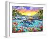 Tropical Cove-Adrian Chesterman-Framed Art Print