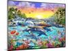 Tropical Cove-Adrian Chesterman-Mounted Art Print