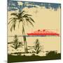 Tropical Cruise Background-Petrafler-Mounted Art Print