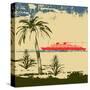 Tropical Cruise Background-Petrafler-Stretched Canvas