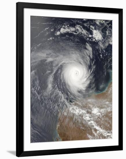 Tropical Cyclone Billy Off Australia-Stocktrek Images-Framed Photographic Print