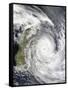 Tropical Cyclone Gael Off Madagascar-Stocktrek Images-Framed Stretched Canvas