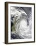 Tropical Cyclone Gael Off Madagascar-Stocktrek Images-Framed Photographic Print
