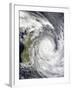 Tropical Cyclone Gael Off Madagascar-Stocktrek Images-Framed Photographic Print