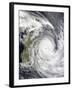 Tropical Cyclone Gael Off Madagascar-Stocktrek Images-Framed Photographic Print