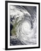 Tropical Cyclone Gael Off Madagascar-Stocktrek Images-Framed Photographic Print