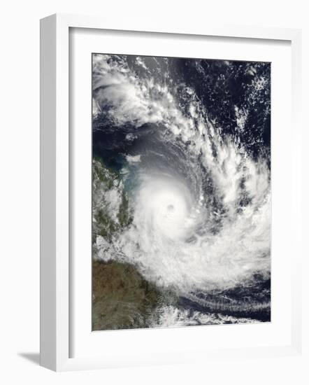 Tropical Cyclone Hamish over Australia-Stocktrek Images-Framed Photographic Print