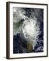 Tropical Cyclone Hellen Spins Offshore Madagascar-null-Framed Photographic Print