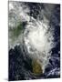 Tropical Cyclone Hellen Spins Offshore Madagascar-null-Mounted Photographic Print