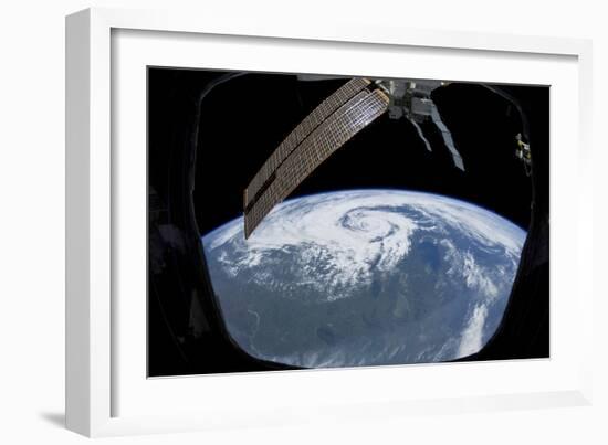 Tropical Cyclone Located over Northern Saskatchewan, Canada-null-Framed Photographic Print