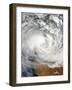 Tropical Cyclone Rusty Approaching the Northwestern Coast of Australia-null-Framed Photographic Print