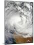 Tropical Cyclone Rusty Approaching the Northwestern Coast of Australia-null-Mounted Photographic Print