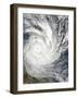 Tropical Cyclone Yasi over Australia-Stocktrek Images-Framed Photographic Print