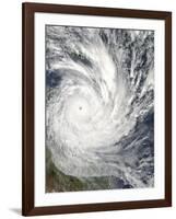 Tropical Cyclone Yasi over Australia-Stocktrek Images-Framed Photographic Print