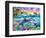 Tropical Dolphins-Adrian Chesterman-Framed Art Print