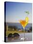 Tropical Drink at Hotel Cardoso, Maputo, Mozambique-Ian Trower-Stretched Canvas