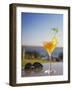 Tropical Drink at Hotel Cardoso, Maputo, Mozambique-Ian Trower-Framed Photographic Print