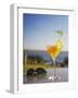 Tropical Drink at Hotel Cardoso, Maputo, Mozambique-Ian Trower-Framed Photographic Print