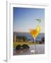 Tropical Drink at Hotel Cardoso, Maputo, Mozambique-Ian Trower-Framed Photographic Print