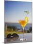 Tropical Drink at Hotel Cardoso, Maputo, Mozambique-Ian Trower-Mounted Photographic Print