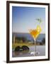 Tropical Drink at Hotel Cardoso, Maputo, Mozambique-Ian Trower-Framed Photographic Print