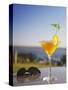 Tropical Drink at Hotel Cardoso, Maputo, Mozambique-Ian Trower-Stretched Canvas