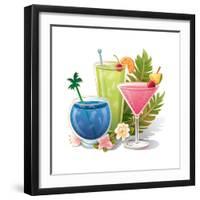 Tropical Drink IV-Julie Goonan-Framed Giclee Print