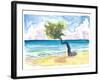 Tropical Eagle Beach in Aruba Dutch Caribbean-M. Bleichner-Framed Art Print