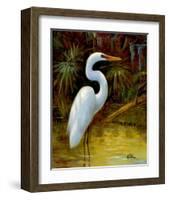 Tropical Egret I-Kilian-Framed Art Print