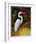 Tropical Egret I-Kilian-Framed Art Print