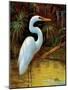 Tropical Egret I-Kilian-Mounted Premium Giclee Print