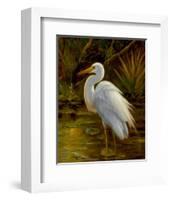 Tropical Egret II-Kilian-Framed Art Print