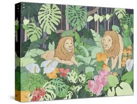 Tropical Fantasy - Wild-Kristine Hegre-Stretched Canvas