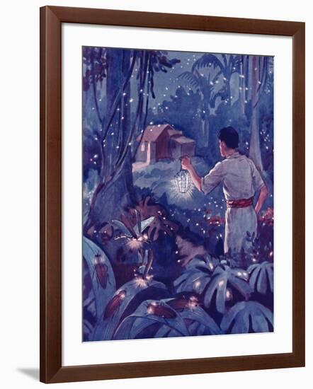 'Tropical Fireflies as Dancing Points of Light', 1935-Unknown-Framed Giclee Print