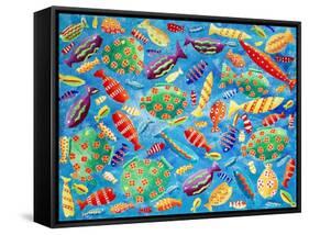 Tropical Fish, 2006-Julie Nicholls-Framed Stretched Canvas