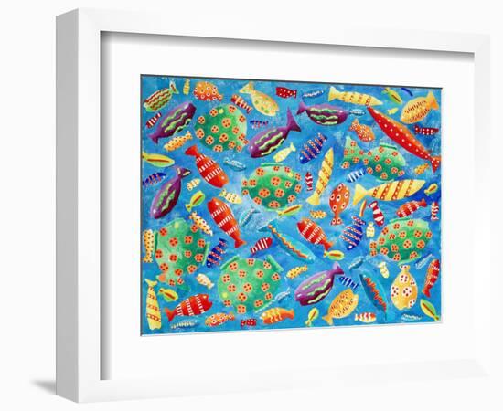 Tropical Fish, 2006-Julie Nicholls-Framed Giclee Print