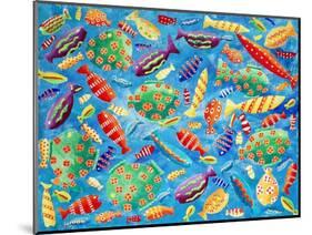 Tropical Fish, 2006-Julie Nicholls-Mounted Giclee Print