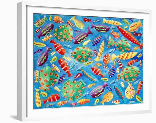 Tropical Fish, 2006-Julie Nicholls-Framed Giclee Print