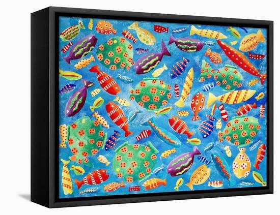 Tropical Fish, 2006-Julie Nicholls-Framed Stretched Canvas