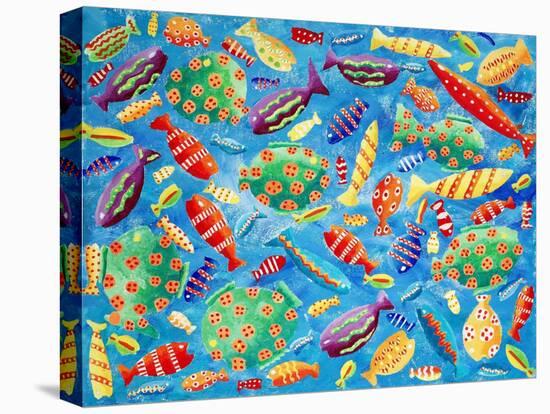 Tropical Fish, 2006-Julie Nicholls-Stretched Canvas