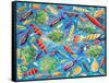 Tropical Fish, 2006-Julie Nicholls-Framed Stretched Canvas