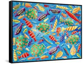 Tropical Fish, 2006-Julie Nicholls-Framed Stretched Canvas
