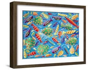 Tropical Fish, 2006-Julie Nicholls-Framed Giclee Print