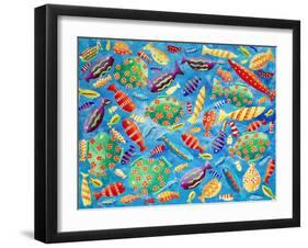 Tropical Fish, 2006-Julie Nicholls-Framed Giclee Print