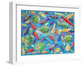 Tropical Fish, 2006-Julie Nicholls-Framed Giclee Print