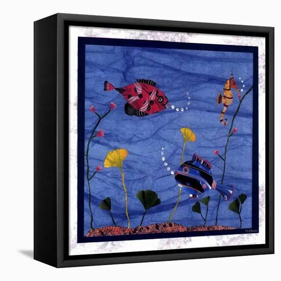 Tropical Fish 2-David Sheskin-Framed Stretched Canvas